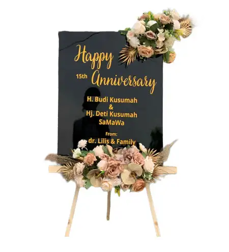 Papan Bunga Akrilik Prambontergayang